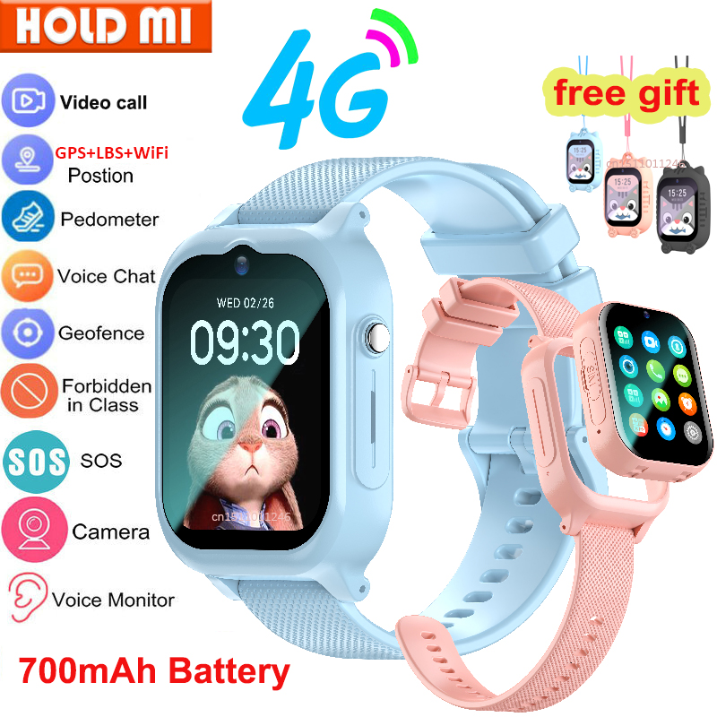 Smartwatch Watches For Girls - Reloj inteligente para niños 4G GPS