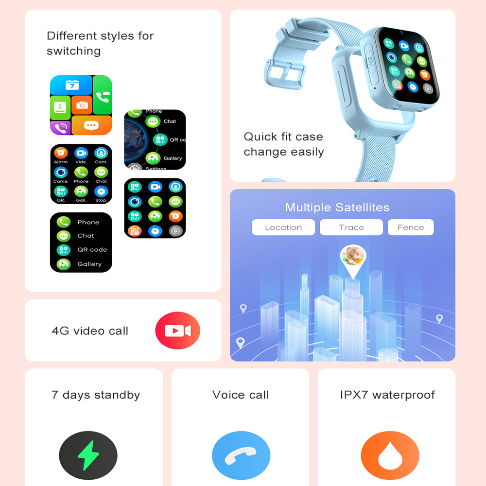 Reloj inteligente para niños 4 - Smartwatch Watches For Girls reseña y precio