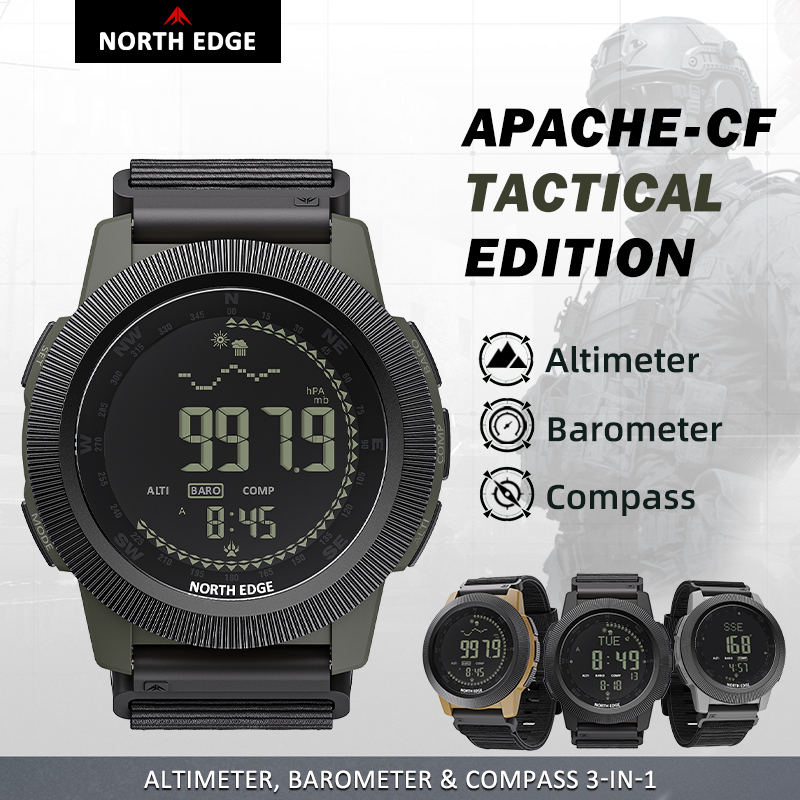 Reloj digital para hombre NORT - Altimeter Compass Watch reseña y precio