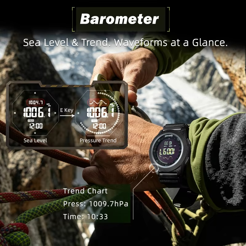 Reloj digital para hombre NORT - Altimeter Compass Watch reseña y precio
