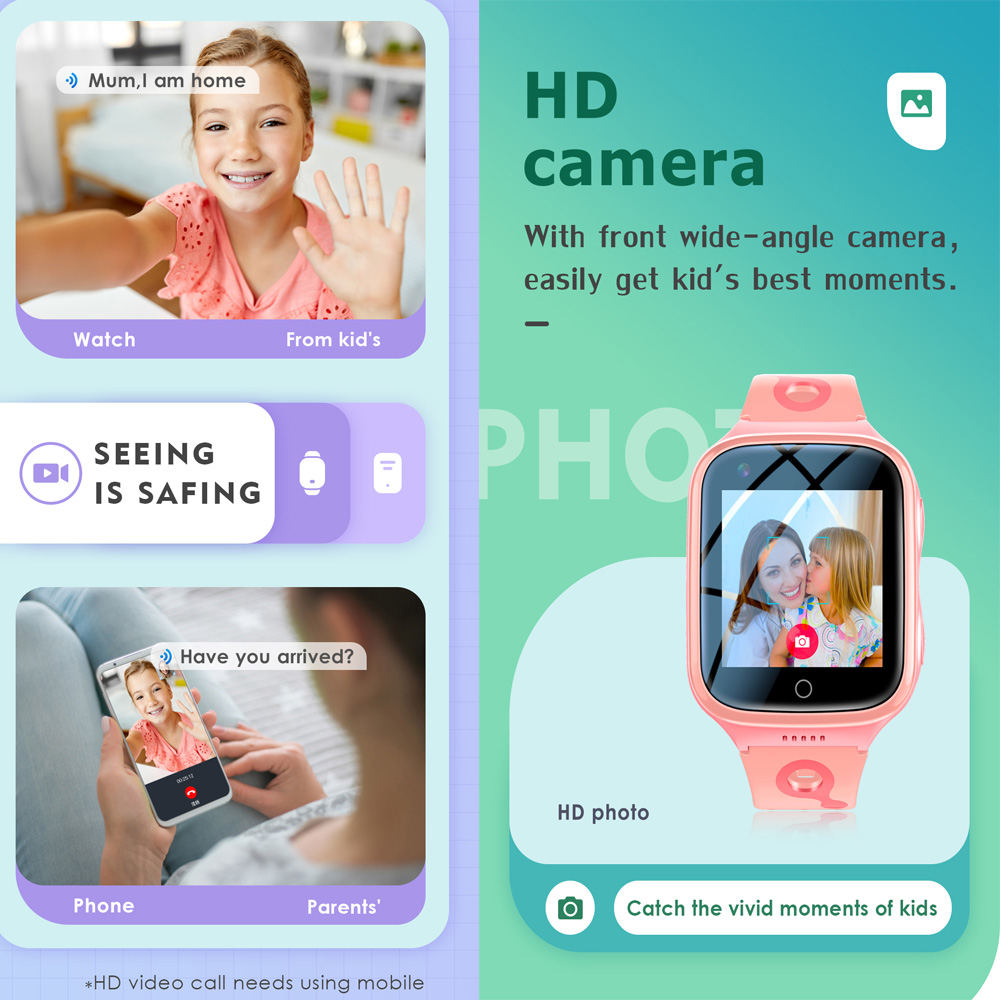 Reloj inteligente 4G para niño - Smartwatch Watches For Kids With Gps reseña y precio