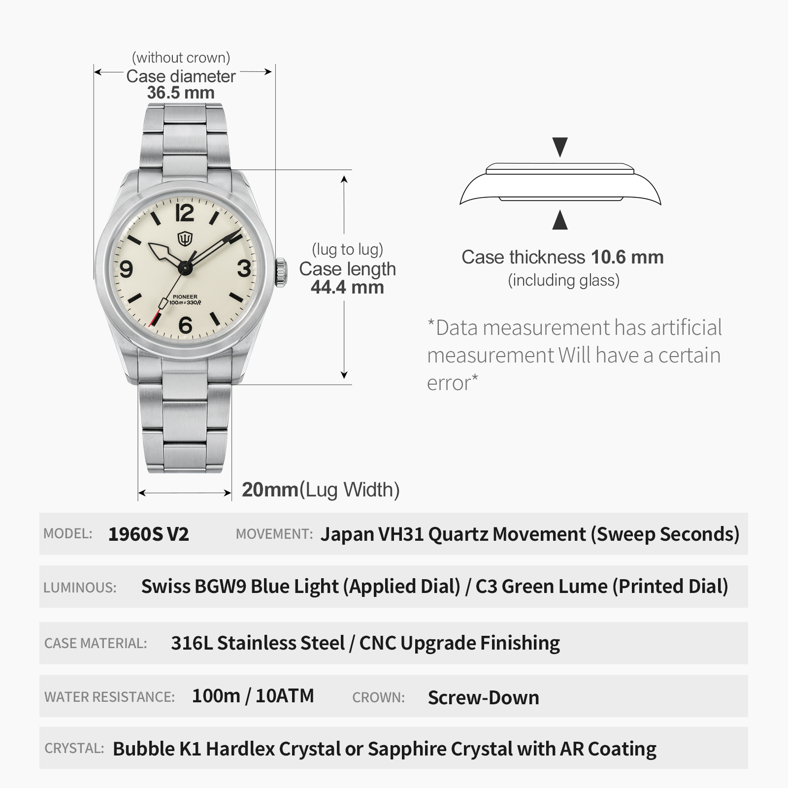 Reloj de pulsera Watchdives WD - Watches Ladies Smartwatch reseña y precio